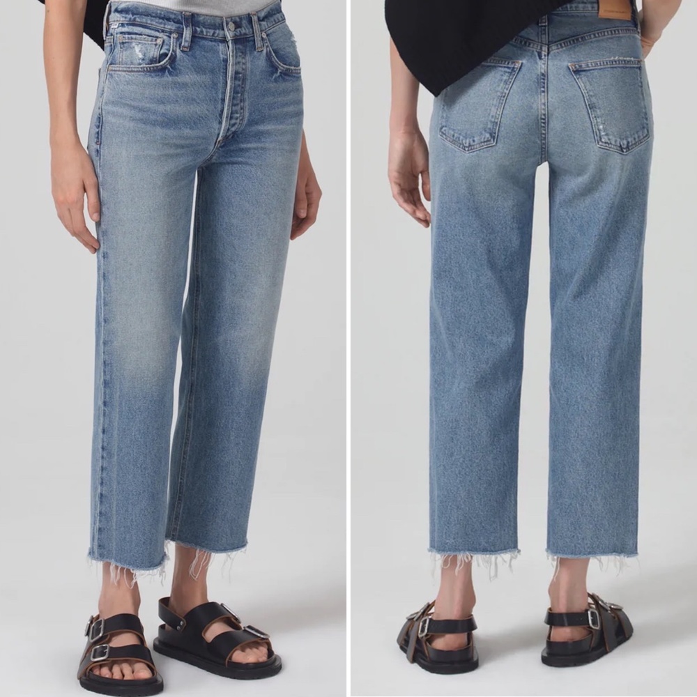 ✨NWT✨ CITIZENS OF HUMANITY Florence Wide Straight Jean in Totem Sz 31 - Picture 3 of 6
